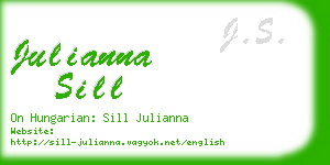 julianna sill business card